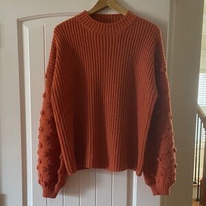 Women's Orange Sweater